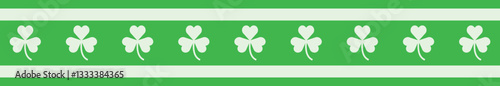 clover tape border st. patrick's day decoration
