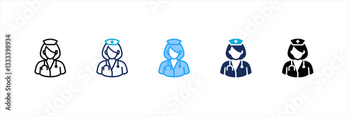 Gynecologyst Multi Style Icon Set