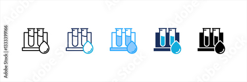 Blood Test Multi Style Icon Set