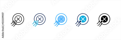 Infertility Multi Style Icon Set
