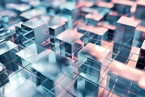 High Resolution of Abstract 3D Business Backgroundhigh Detail, 8K
