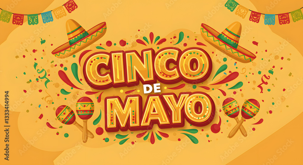 Fototapeta premium Cinco De Mayo Celebration