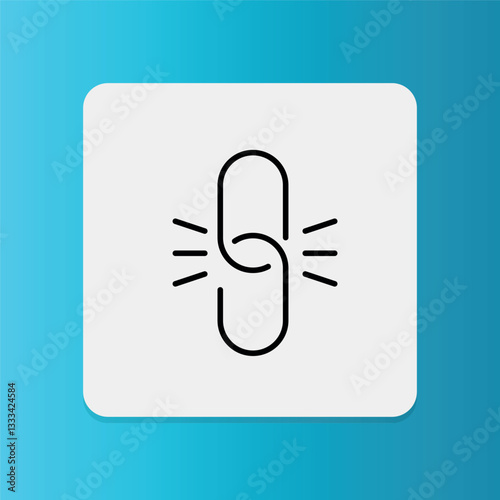 Durable icon. Editable stroke. Vector illustration.	
