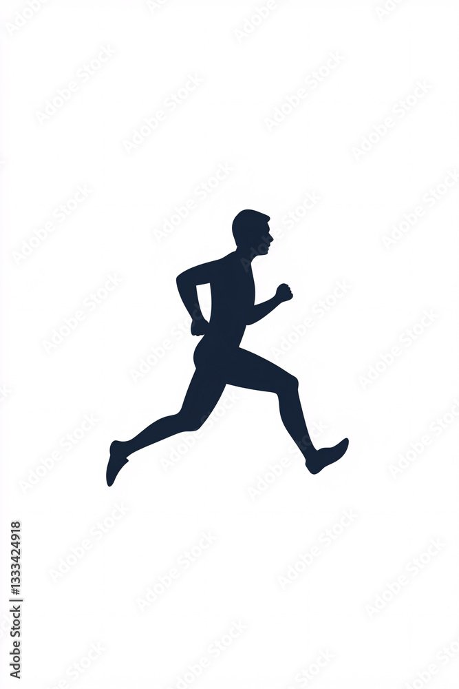 Running Man Silhouette Sport Fitness Health Running Man Silhouette Sport Fitness Health