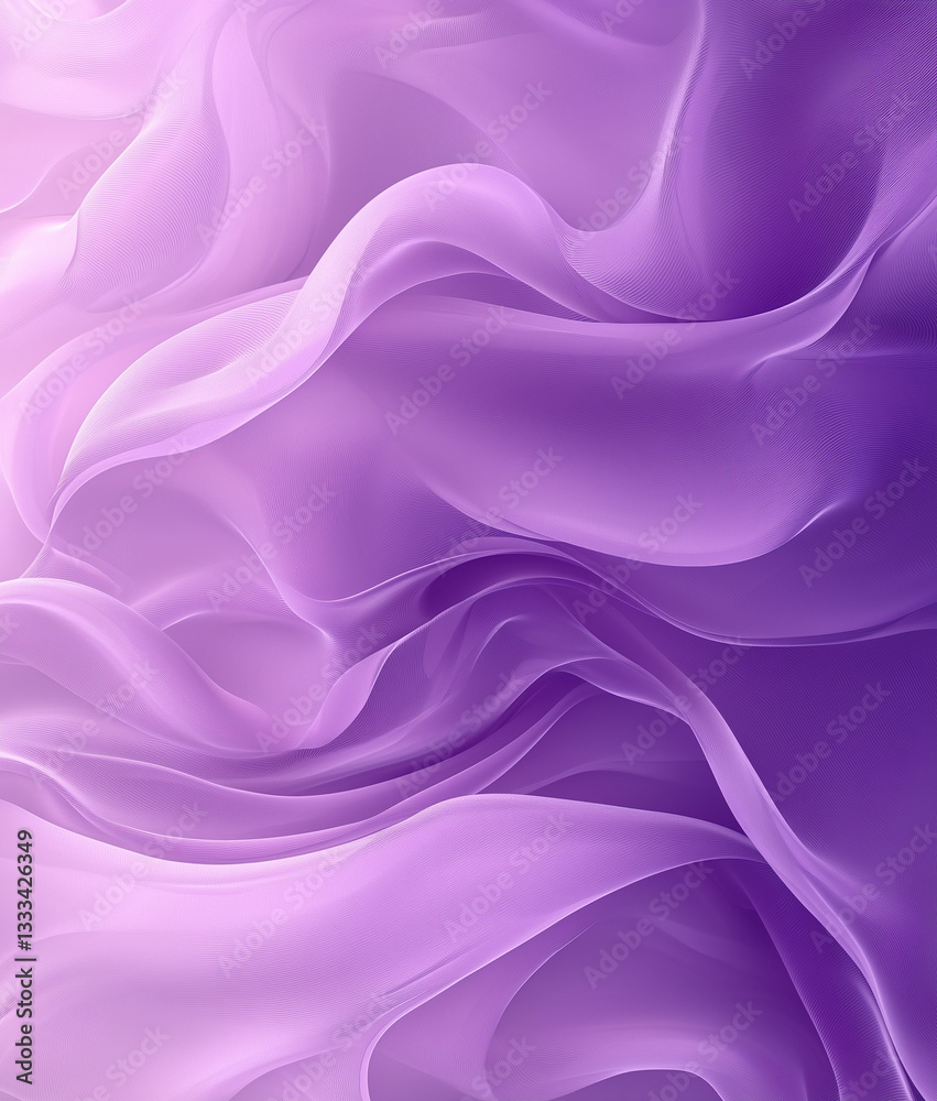 Obraz premium Abstract Purple Flowing Wave Background