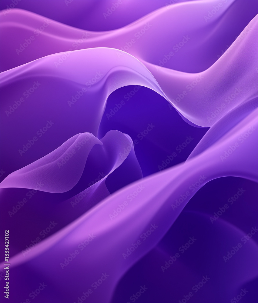 Obraz premium Abstract Purple Flowing Wave Background
