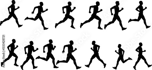 runners silhouettes collection
