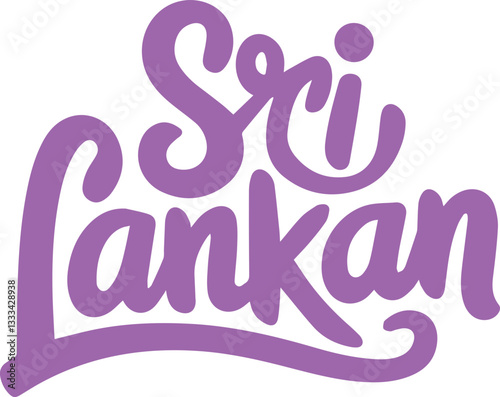 Sri Lankan Typography.