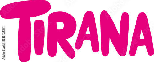 Tirana City Sticker.