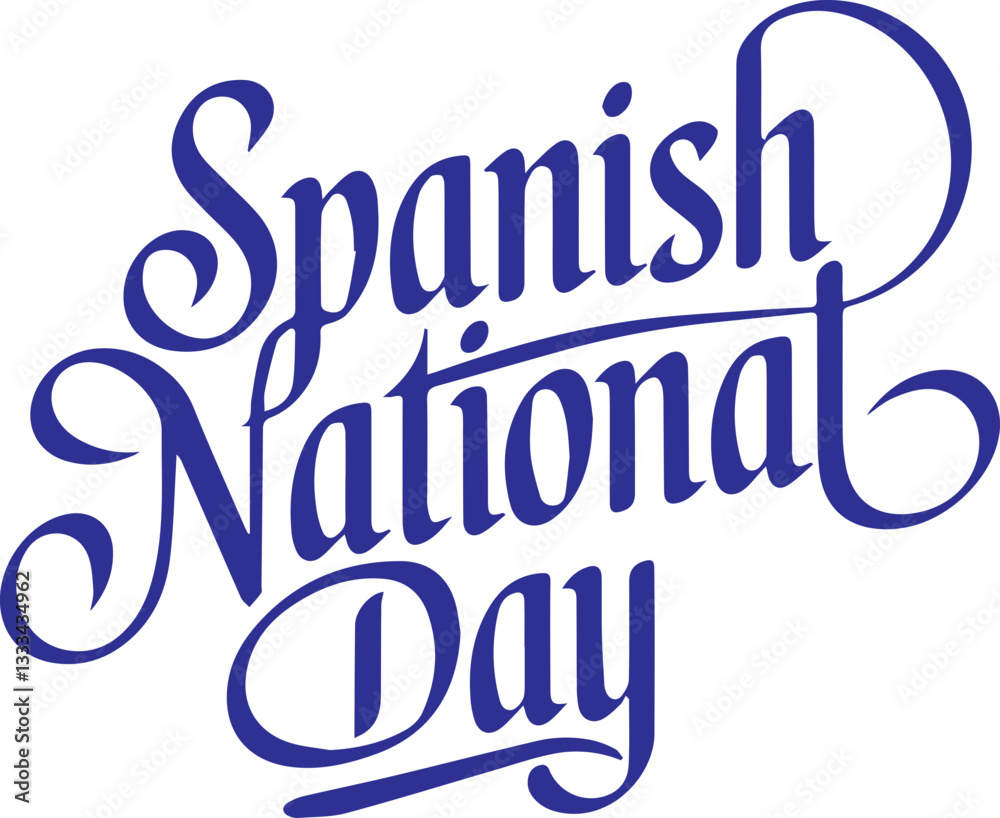 Fototapeta premium Spanish National Day.