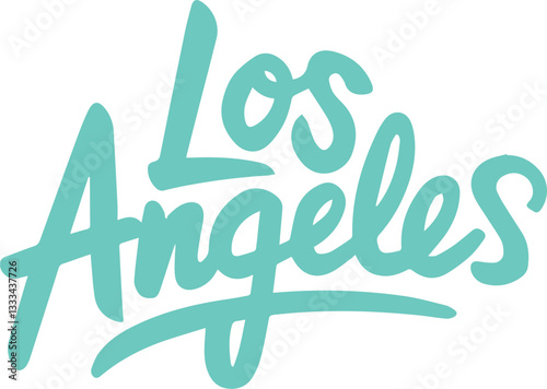 Los Angeles Handwritten Typography.