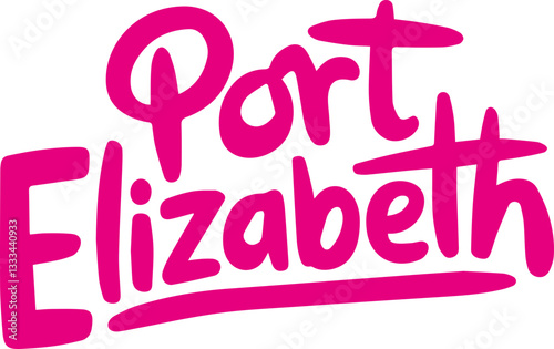 Port Elizabeth Handwritten Typography.