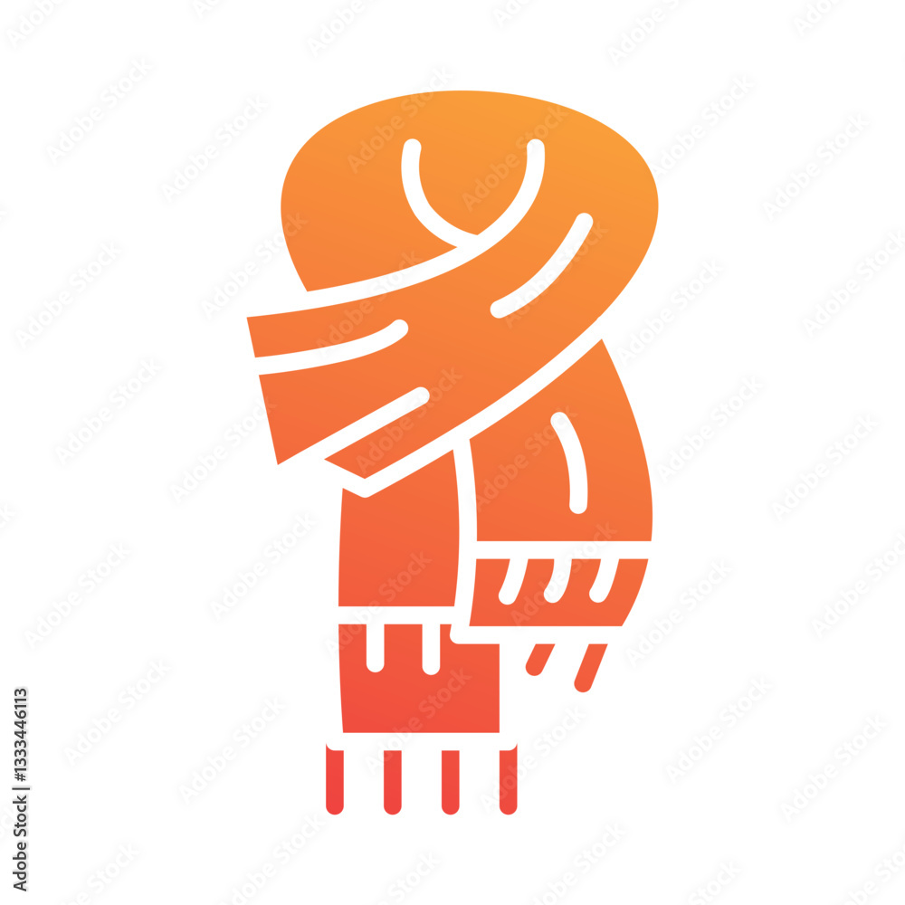 Obraz premium Scarf Icon