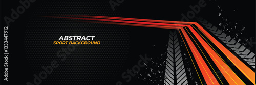 Abstract race background banner vector