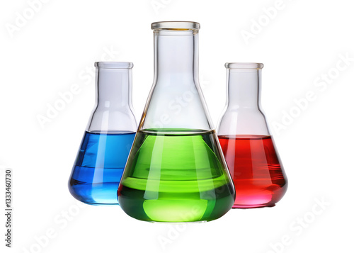 Fototapet chemistry lab glass clipart image on transparent background