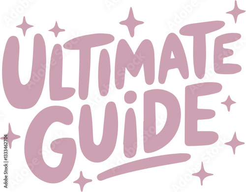 Ultimate Guide Sticker.