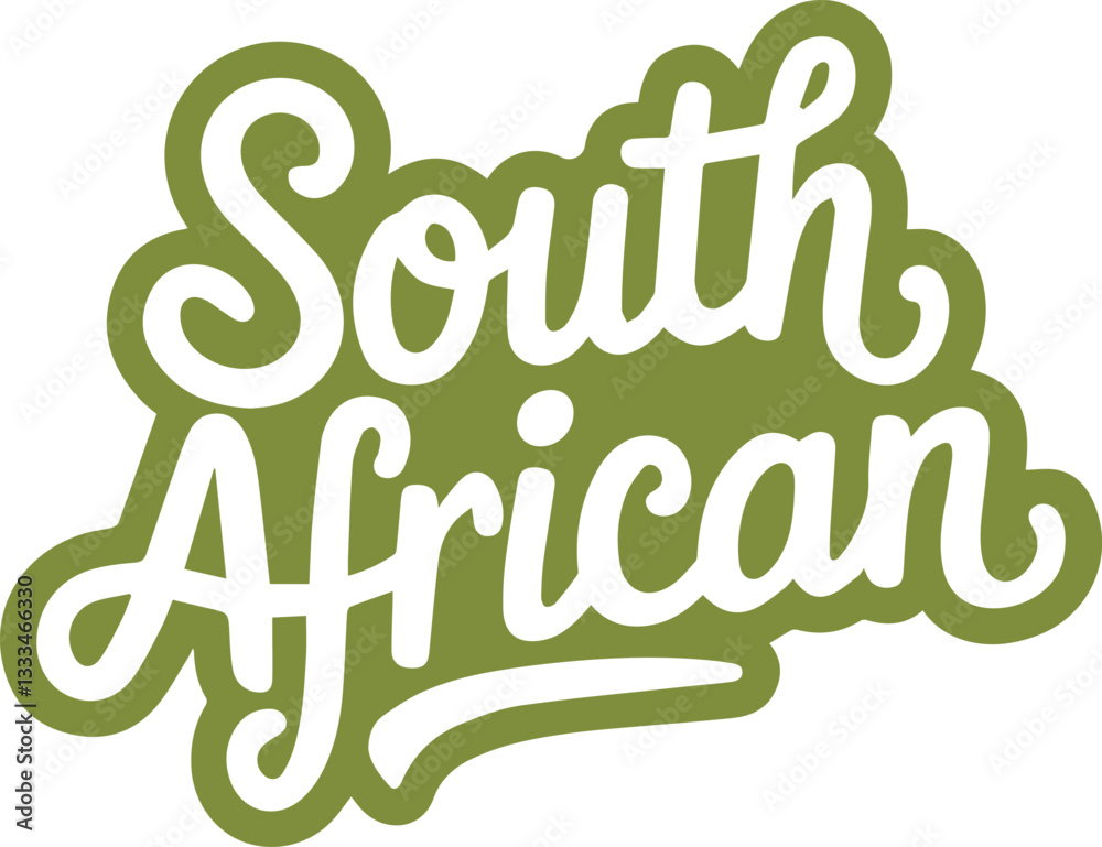 Fototapeta premium South African Typography.