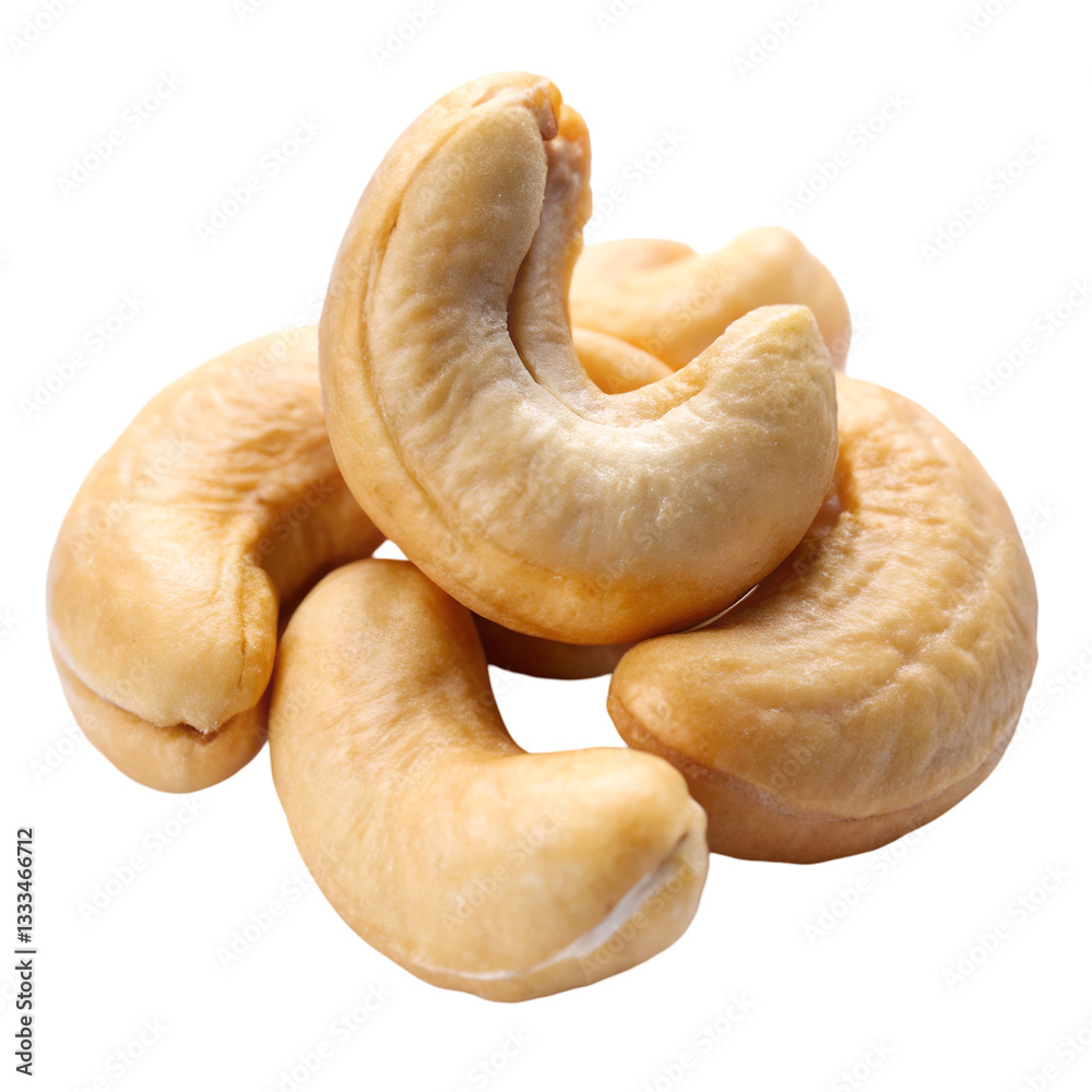 Cashew nut isolated on transparent background
Cashew nut isolated on transparent background