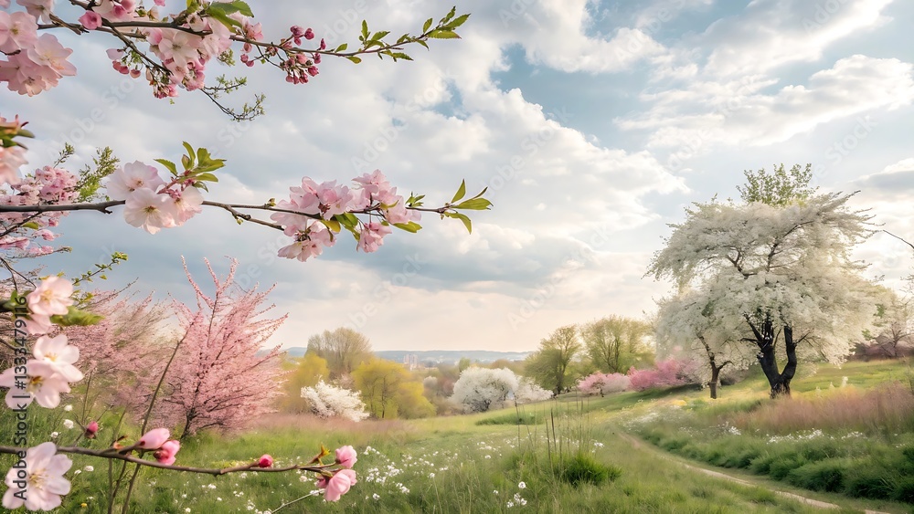Fototapeta premium cherry blossom in spring