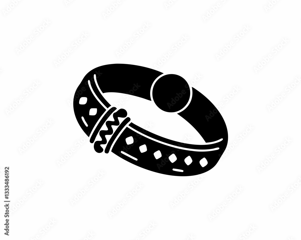 creative details Bracelet Icon vector illustration creative details Bracelet Icon vector illustration