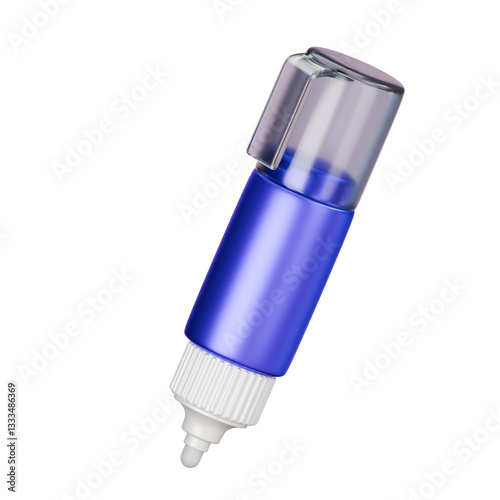 White Correction Pen – 3D Render