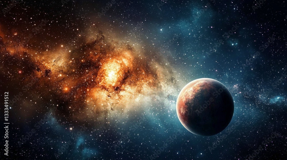 Obraz premium Connections Between Astrology, Astronomy, and Our Solar System