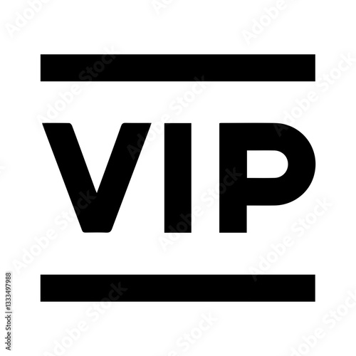 vip glyph icon