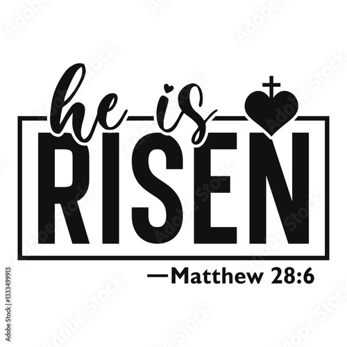 He is risen Svg