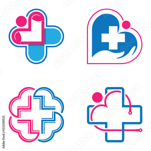Medical vector logo design