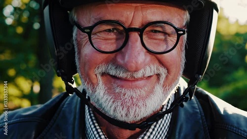 The Happy Elderly Man