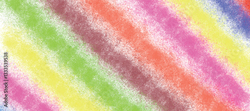 Vibrant Rainbow Stripes Abstract Background Illustration