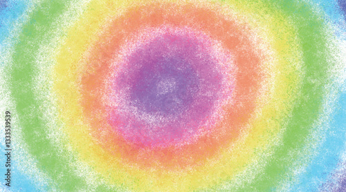 Pastel Rainbow Swirl Abstract Background Illustration