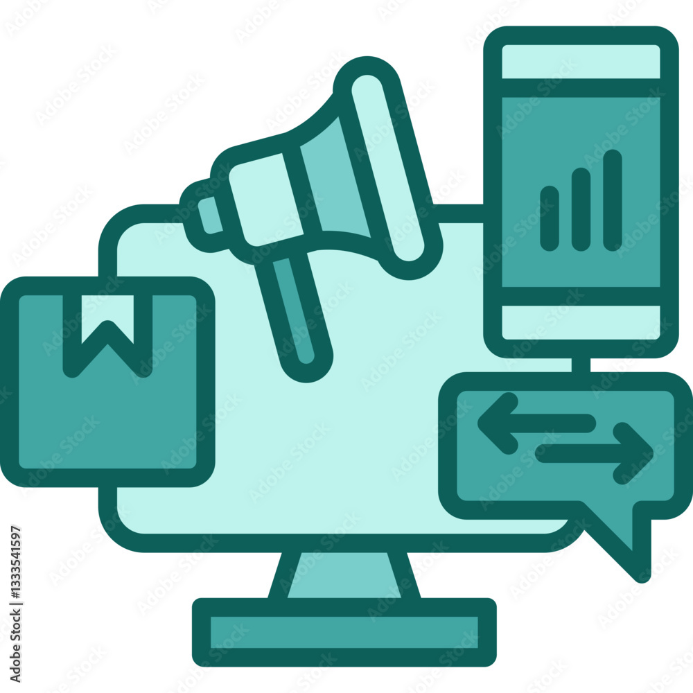 Fototapeta premium Productivity Tools solid icon