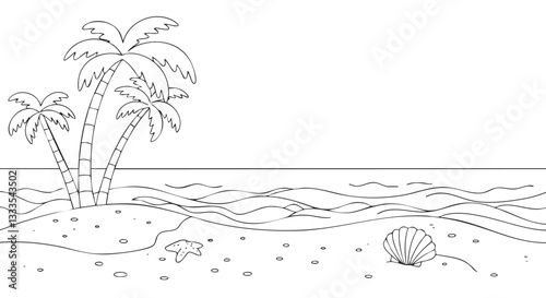  Ocean Waves – A Dynamic and Serene Sea Sketch