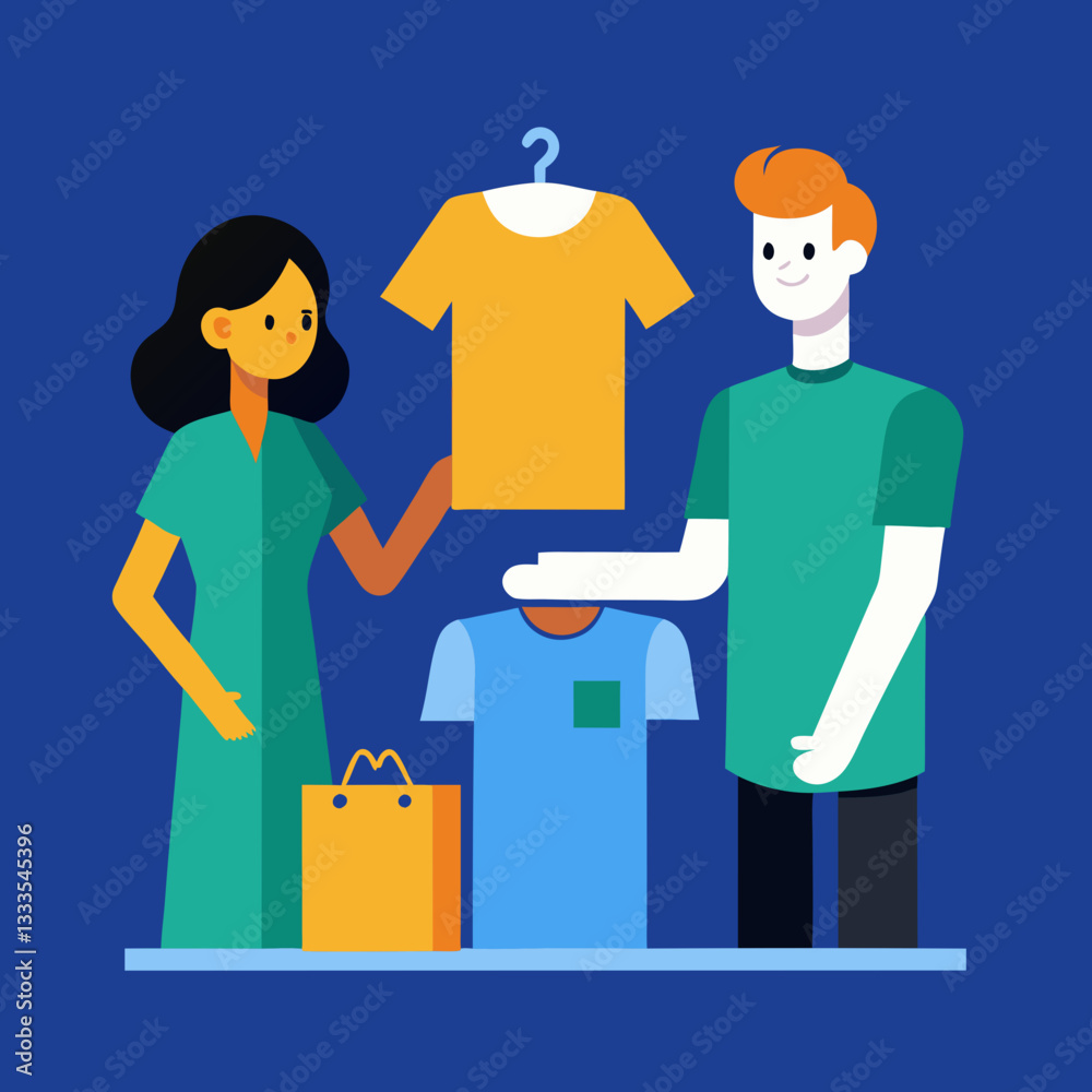 Fototapeta premium Vector illustration of a start businessman