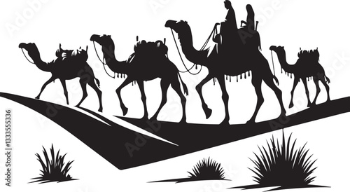 Desert Caravan Silhouette Bundle