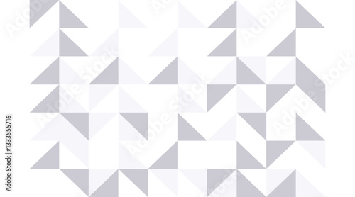 Abstract triangle background design in grey and and light grey color.