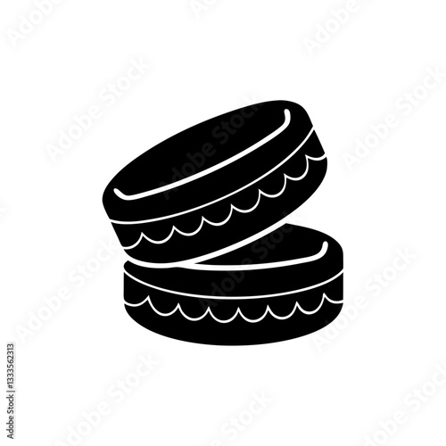 creative details Stackable Rings Icon vector illustration