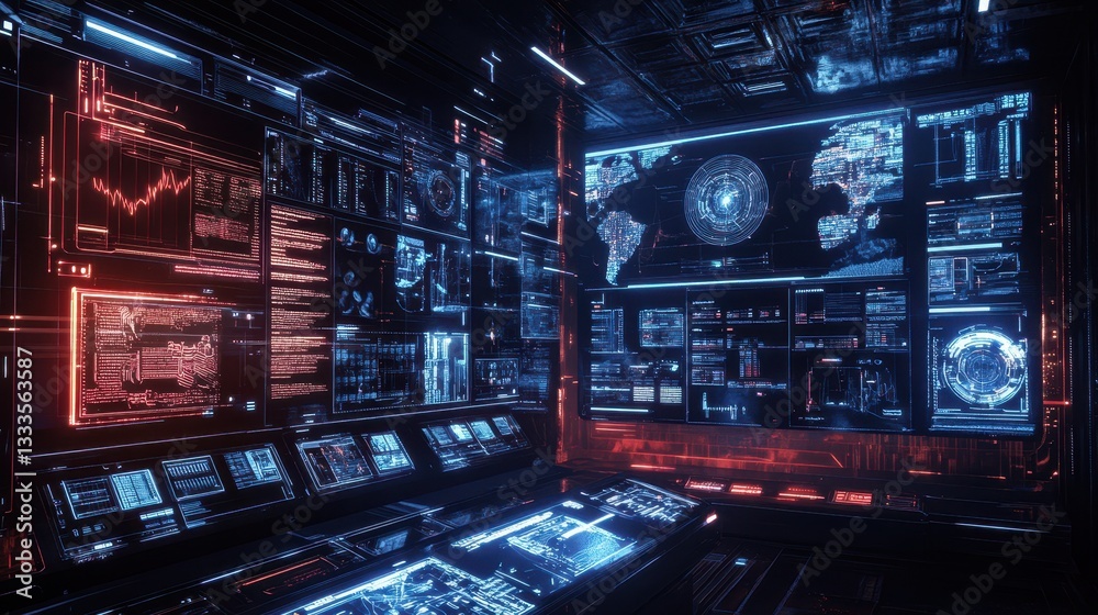 A futuristic holographic interface displaying a wide range of investment options and analytics, featuring advanced technology with interactive data visualization and detailed metrics. A futuristic holographic interface displaying a wide range of investment options and analytics, featuring advanced technology with interactive data visualization and detailed metrics.
