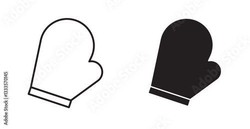 oven mitt icon