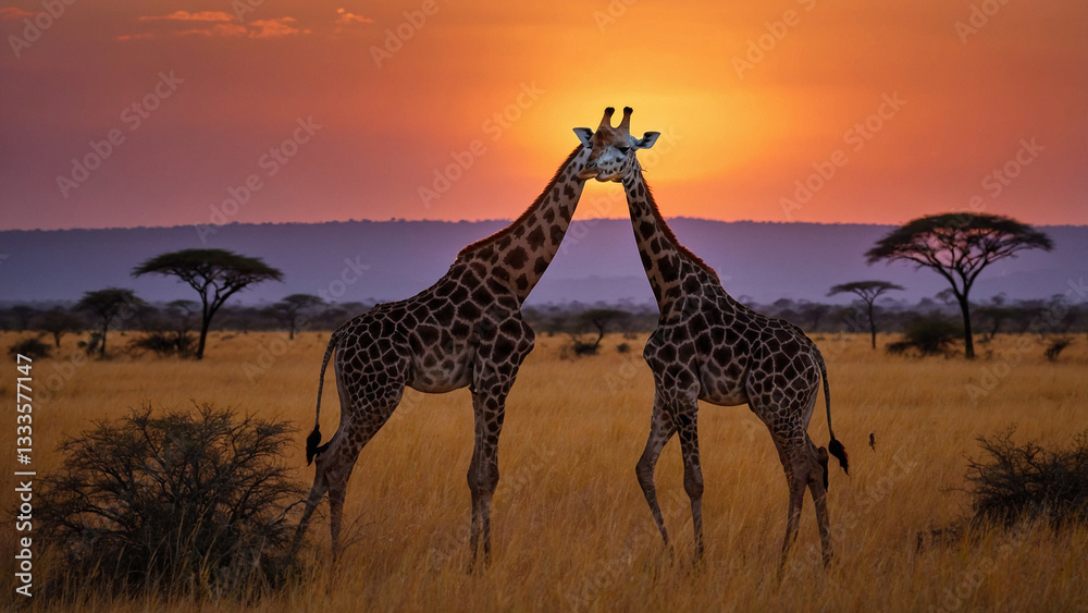 Obraz premium giraffe in africa