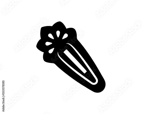 creative details Hairpin Icon vector illustration 