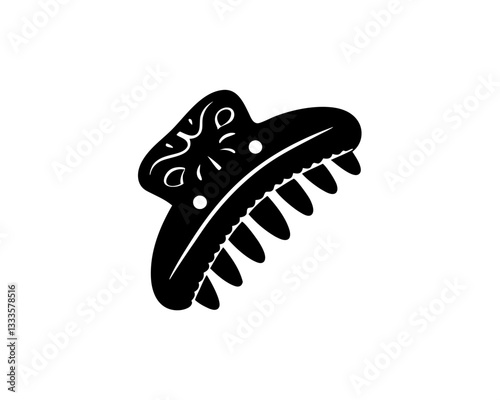 creative details Hairpin Icon vector illustration 
