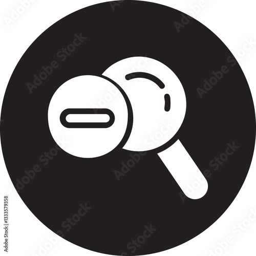 Zoom Out  glyph icon