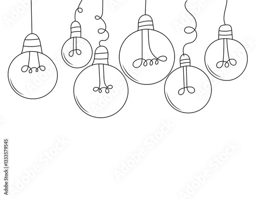 Simple vector art  lamp icon