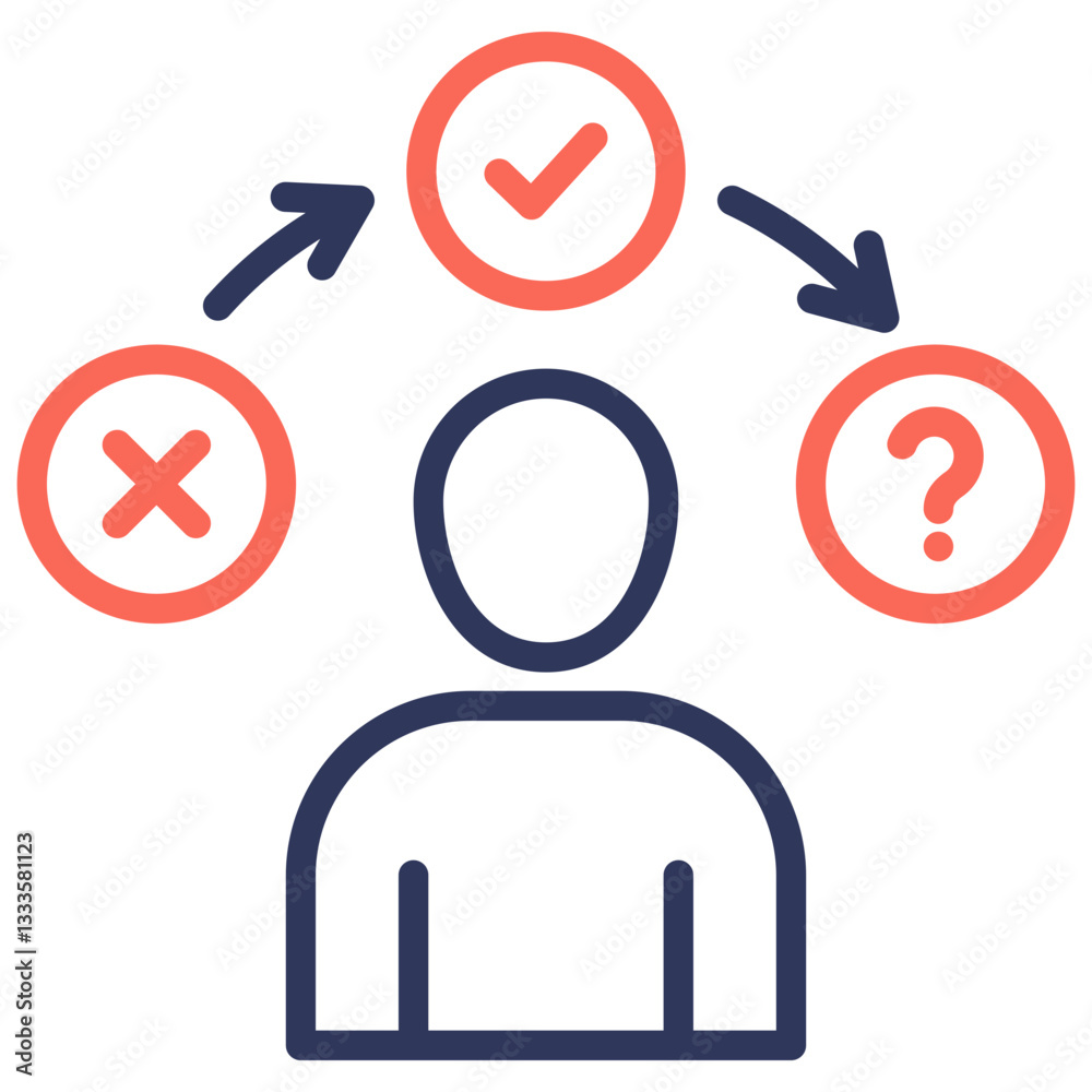 Decision Making Icon Decision Making Icon