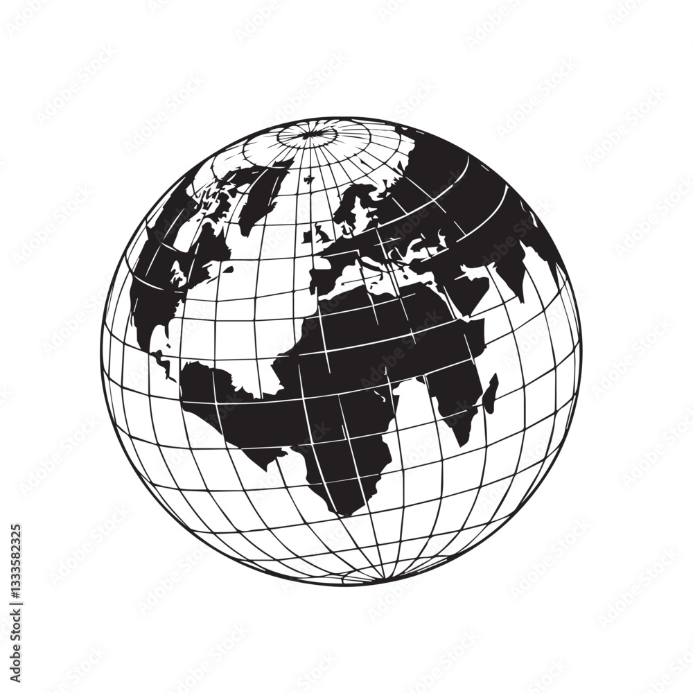 Naklejka premium Earth vector Design