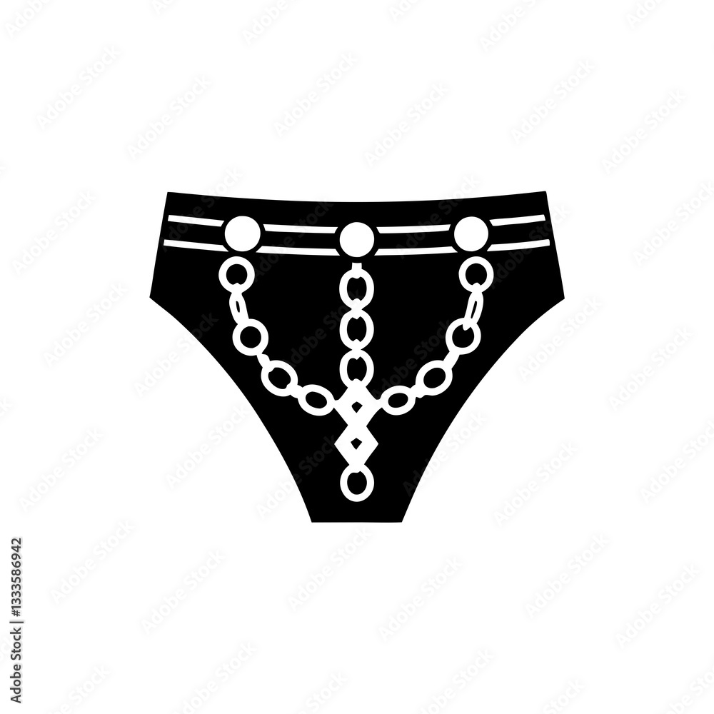 creative details Waist Chain Icon vector illustration creative details Waist Chain Icon vector illustration