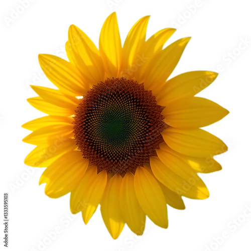 Bright and vibrant sunflower