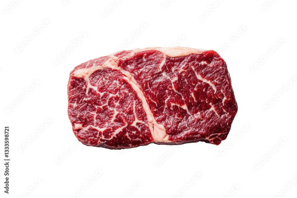 Isolated Boneless Ribeye Beef Isolated Boneless Ribeye Beef